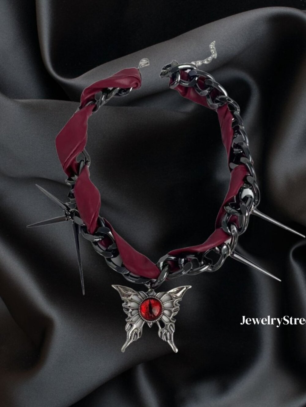 gothic necklace punk street y2k